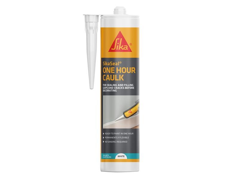 Everbuild Everflex 125 One Hour Caulk Sealant & Filler White 310ml x 12 - Image 11