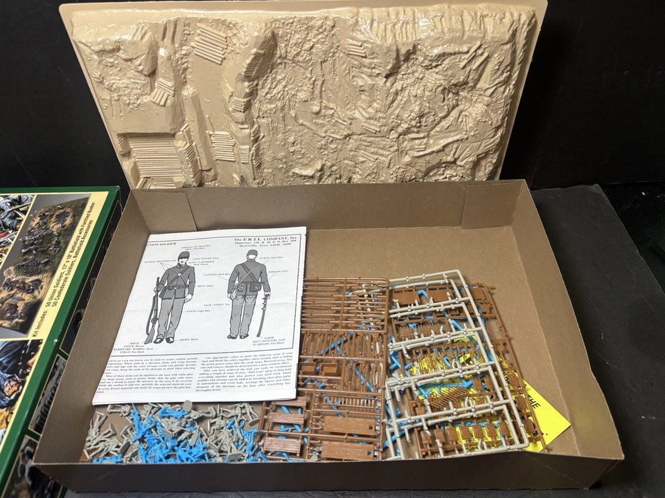 AMT/ERTL 1/72 Scale CIVIL WAR GETTYSBURG DIORAMA MODEL KIT, 1994, | eBay