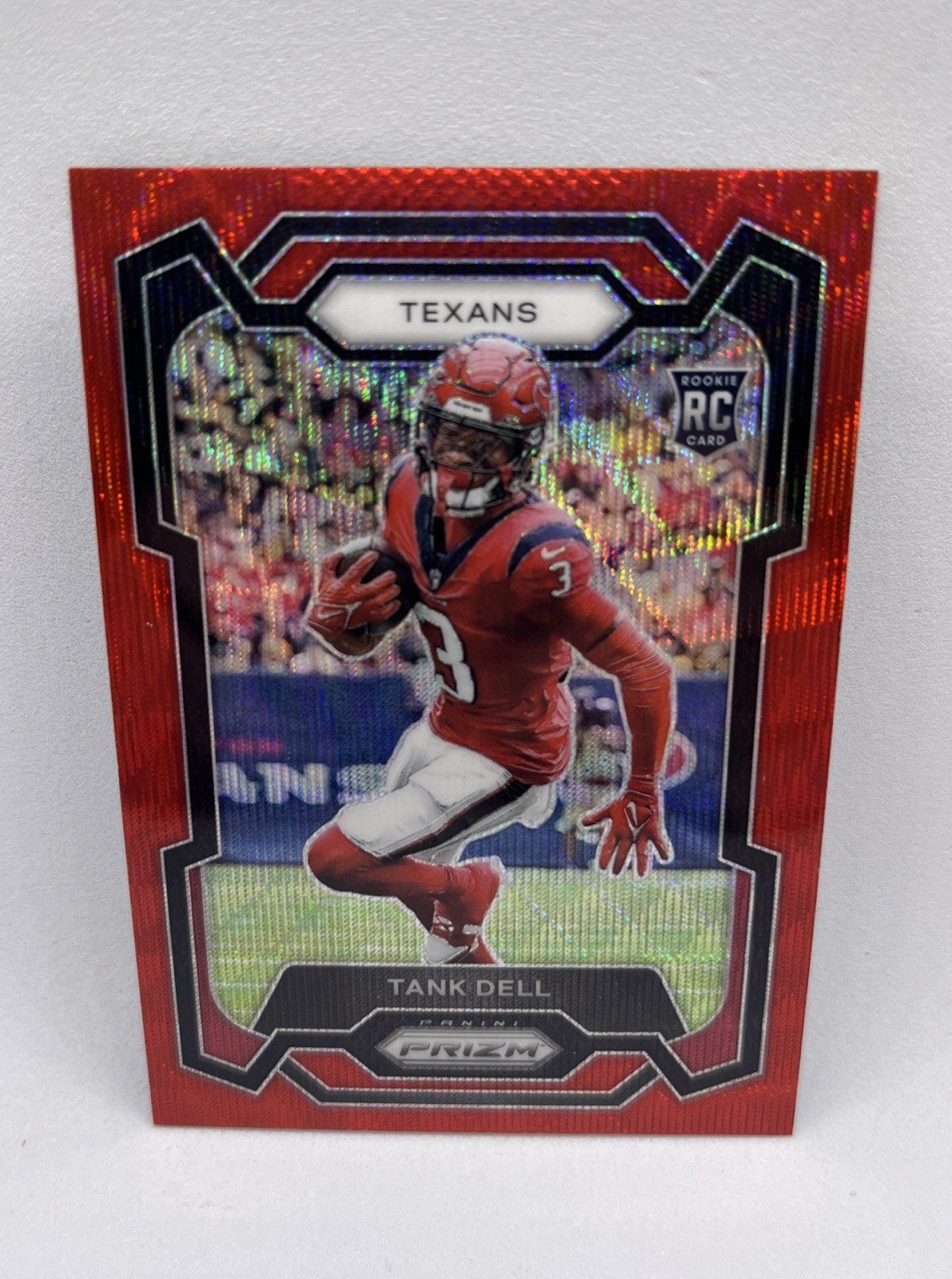 2023 Panini Prizm Tank Dell RC Red Wave /149 Texans Color Match #341