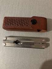 Gerber MP400 Multi-Plier Multi-Tool USA Brown Sheath One-Hand Open Used