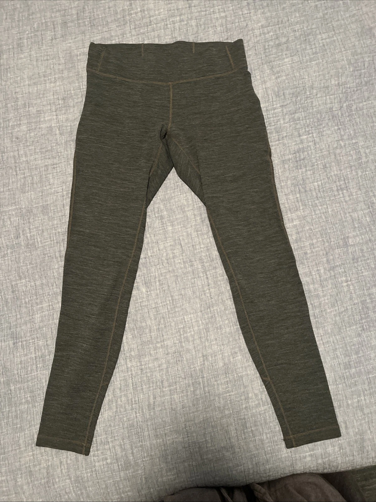 Ibex Women's Grey Merino Wool Tight Base Layer Leggings Size Small