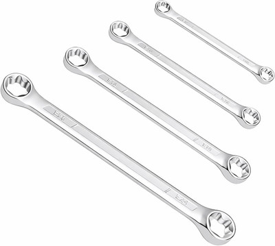 E Torx Wrench Set, Double Box End Torx Wrenches, E6-E24 (E6Xe8, E10Xe12, E14Xe18