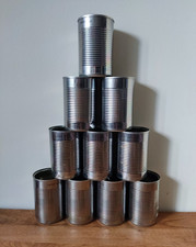 20x Smaller Ring Pull Empty tin cans Arts & Crafts, Planters, Wedding Table Decs