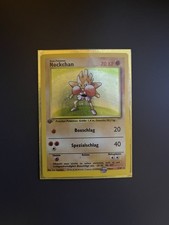 Sehr seltene Pokémon Sammelkarte Nockchan 1. Edition 🌟🥊 7/102