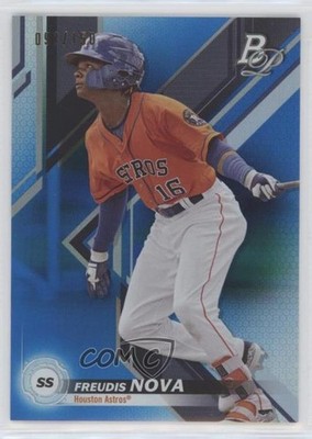 2019 Bowman Platinum Wal-Mart Top Prospects Blue Foil /150 Freudis Nova 0q3