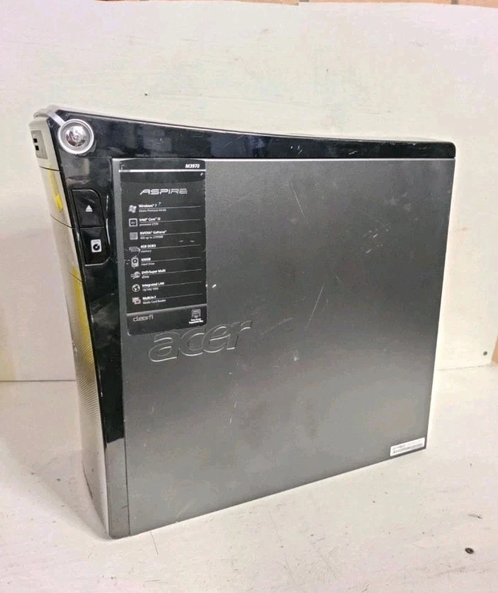 ACER aspire M3970 - INTEL i3-2100 - RAM 4Gb - 500GB - PC Computer Windows 7 ✅ - Imagen 4 de 4