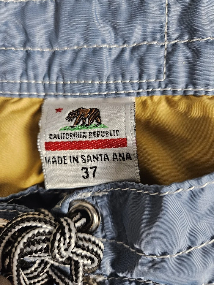 Birdwell Beach Britches Shorts Mens 37Blue & Green Surf 2 PACK BUNDLE - Image 3 of 4