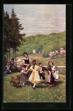 Künstler-AK Paul Hey: Nr. 21, Alles neu macht der Mai... 1914 