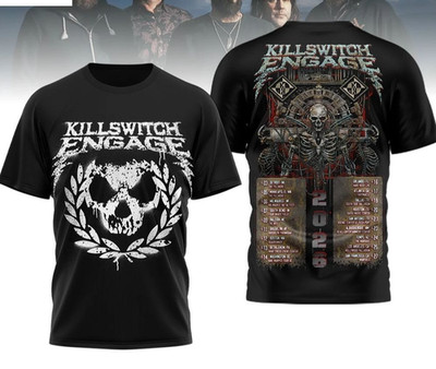 Killswitch Engage 2026 North American Tour AOP 3D T-Shirt