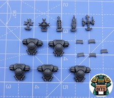 Warhammer 40K Space Marines Black Templars Sword Brethren Backpacks