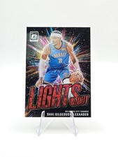 Shai Gilgeous-Alexander 2024-25 Donruss Optic Lights Out Red SP #/99 #11