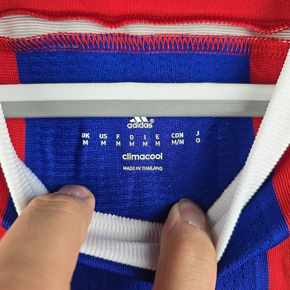 Camiseta de fútbol local del Bayern Munich 2014 2015 Adidas para hombre camiseta de fútbol mediana Foto 3 de 4