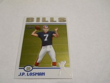 J.P. LOSMAN ROOKIE CARD BUFFALO BILLS 2004 TOPPS CHROME. rookie card picture