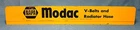 Vintage NAPA Modac V-Belts & Radiator Hose Tin / Metal Store Display Rack Sign