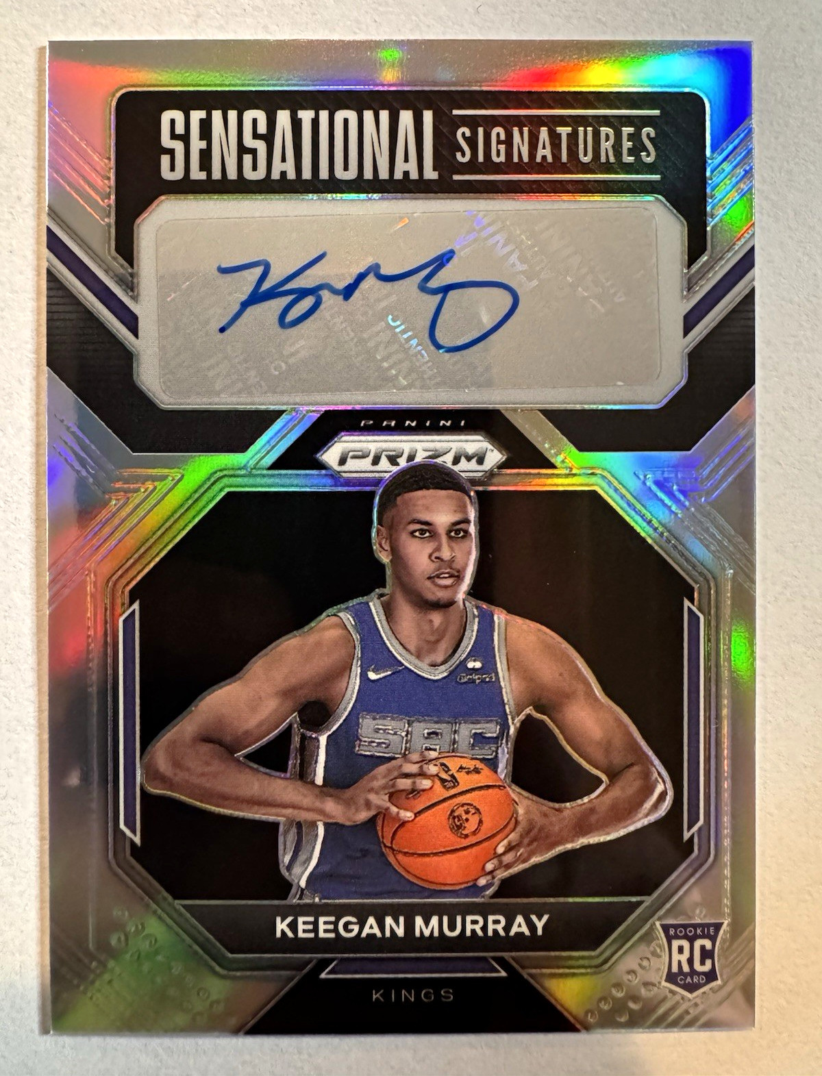 Panini Prizm 2022-23 Sensational Signatures Keegan Murray SS-KY Auto RC