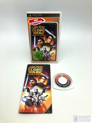 Star Wars: The Clone Wars: Republic Heroes   Sony PSP   sehr gut   CIB   OVP