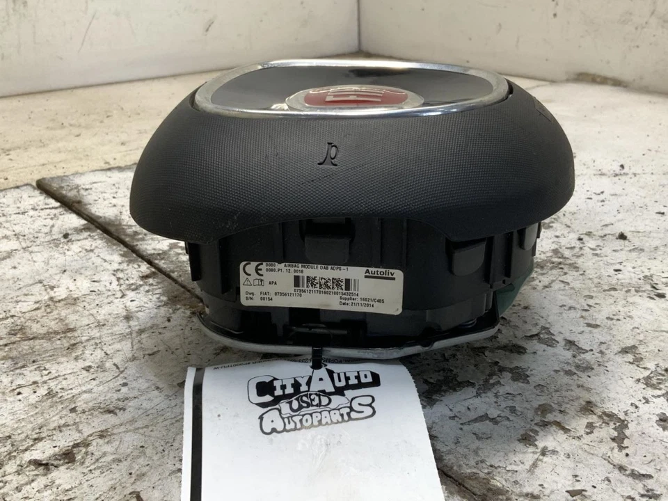 Bolsa de aire para conductor modelo L de 4 puertas rueda delantera para FIAT 500 1168617 14-17 Foto 3 de 4