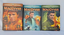 MacGyver TV Series DVD Box Sets Seasons 1-3 Complete Original Sleeves Cases 1985