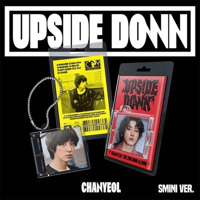 CHANYEOL UPSIDE DOWN 2nd Mini Album SMINI Ver/NFC+Key Ring+Chain+Photo Card+GIFT