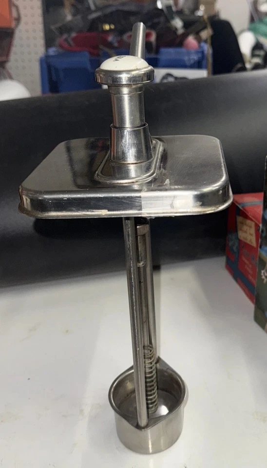 Vintage Soda Fountain Pump Syrup Dispenser Coca Cola Coke No Canister  Look - Image 4 of 4