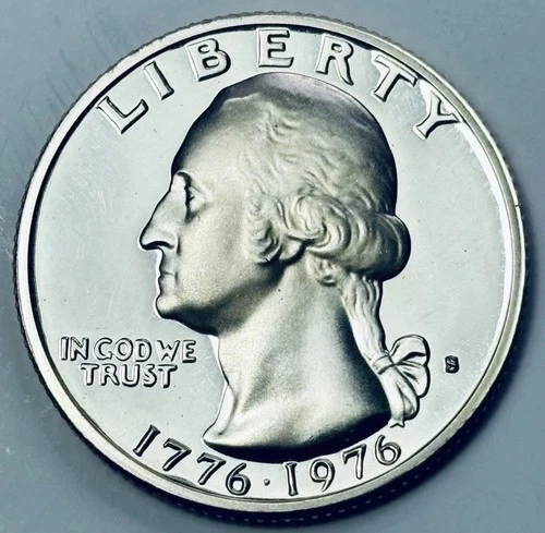 1976-S Washington Quarter • Bicentennial 40% Silver SMS • Gem Uncirculated