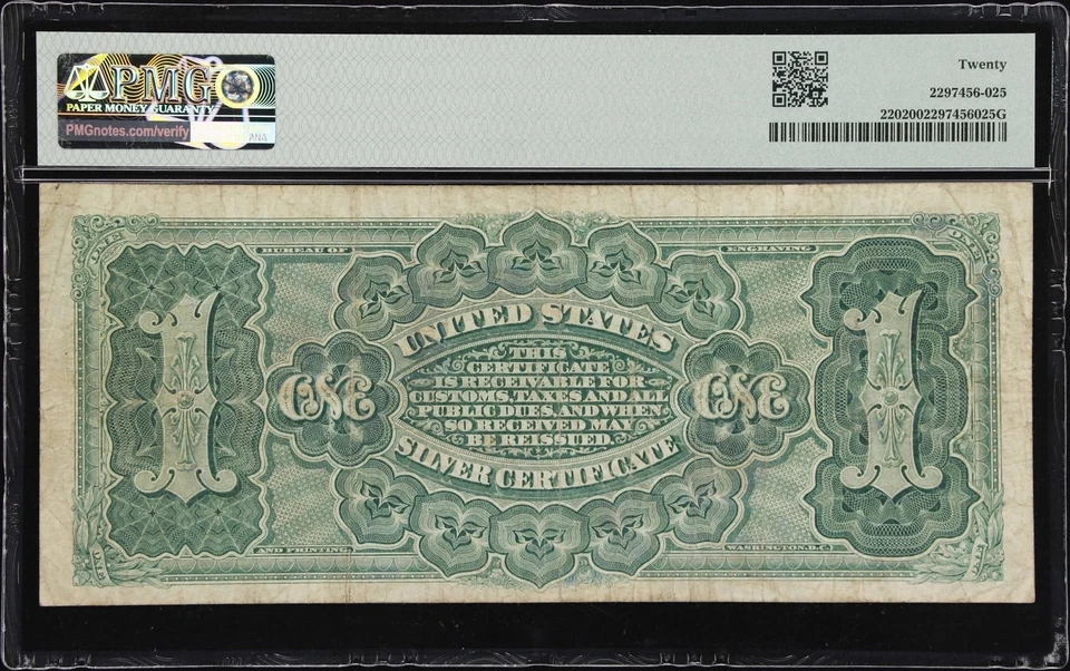 Fr. 220. 1886 $1 Silver Certificate. PMG Very Fine 20. - Image 2 of 2
