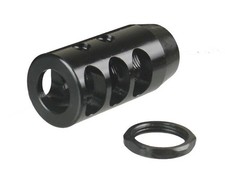 Black Steel 49/64x20  3/4x24 Thread competition Muzzle Brake .50 12.7x42 mm