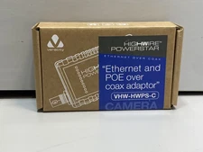 Veracity HIGHWIRE Powerstar Ethernet & POE Over Coax Adaptor VHW-HWPS-C