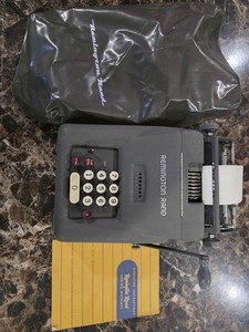 Remington Rand Adding Machine USA made Manual, dust cover included vintage