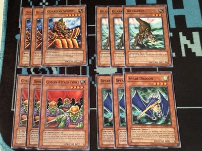 Yu-Gi-Oh Edison Monsters Lot Goblin Attack Force Spear Dragon Playset RP02