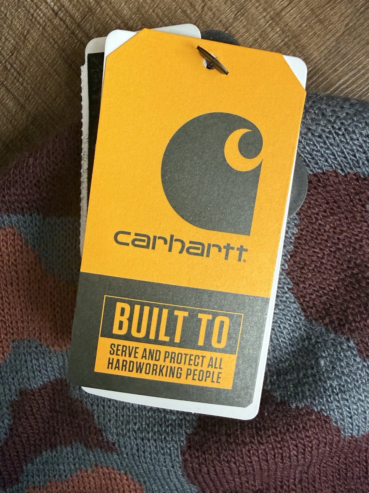 CARHARTT - Camo Beanie - Hat - Sticking Cap - Authentic - RARE! - New Deadstock image 6