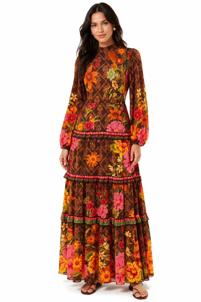 formal dresses for long torso Primavera Couture Long Dress 4508 main image 0