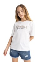 Defacto MäDchen T-Shirt Weiß 8-9 Jahre - Trendige