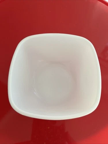 Vintage Unique Milk Glass Pyrex Square Dish 3.5 Inch