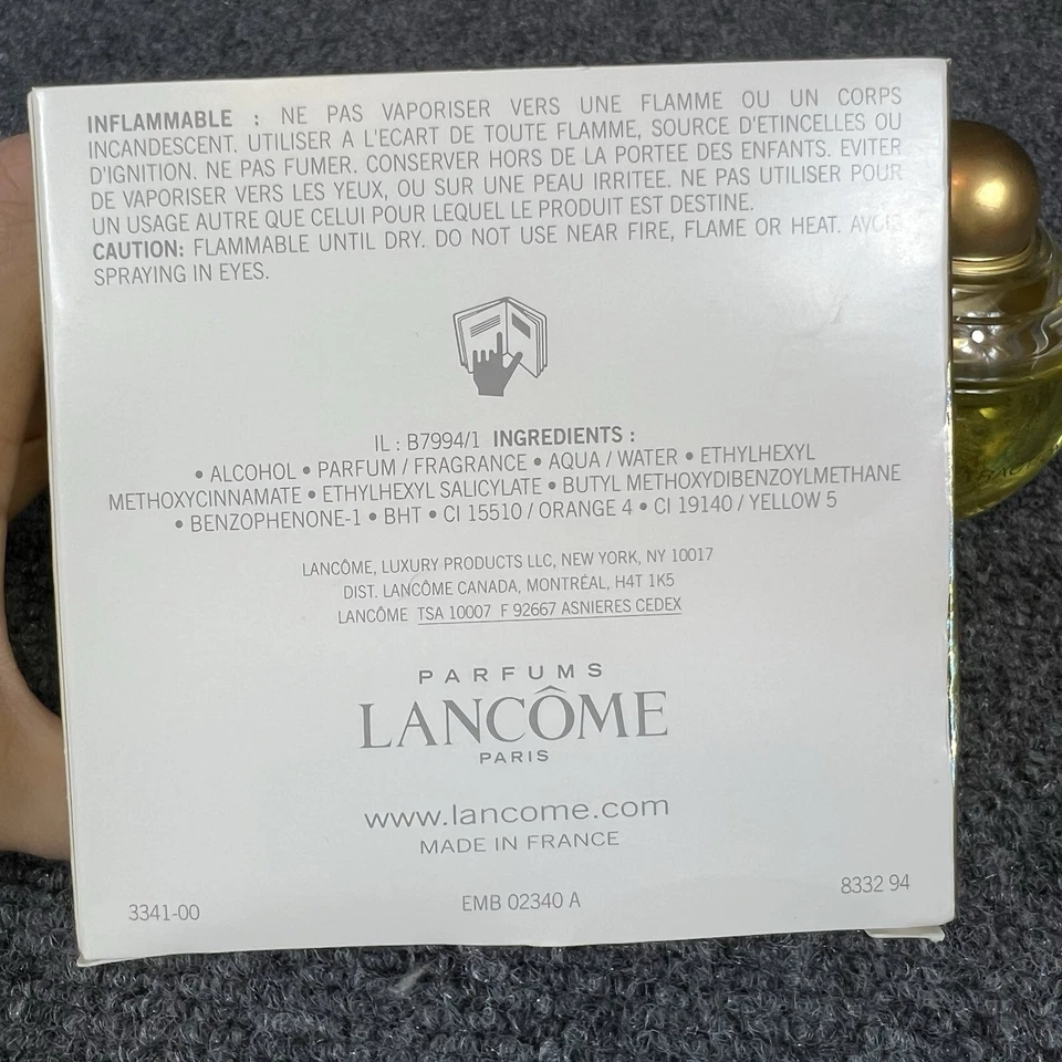 Eau de Parfum Vintage Lancome Attraction 100 ml 2006 UY276 Nuevo Descatalogado Foto 3 de 4