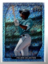 2026 Leaf Metal #70 Felnin Celesten Base Shimmer Platinum #/8
