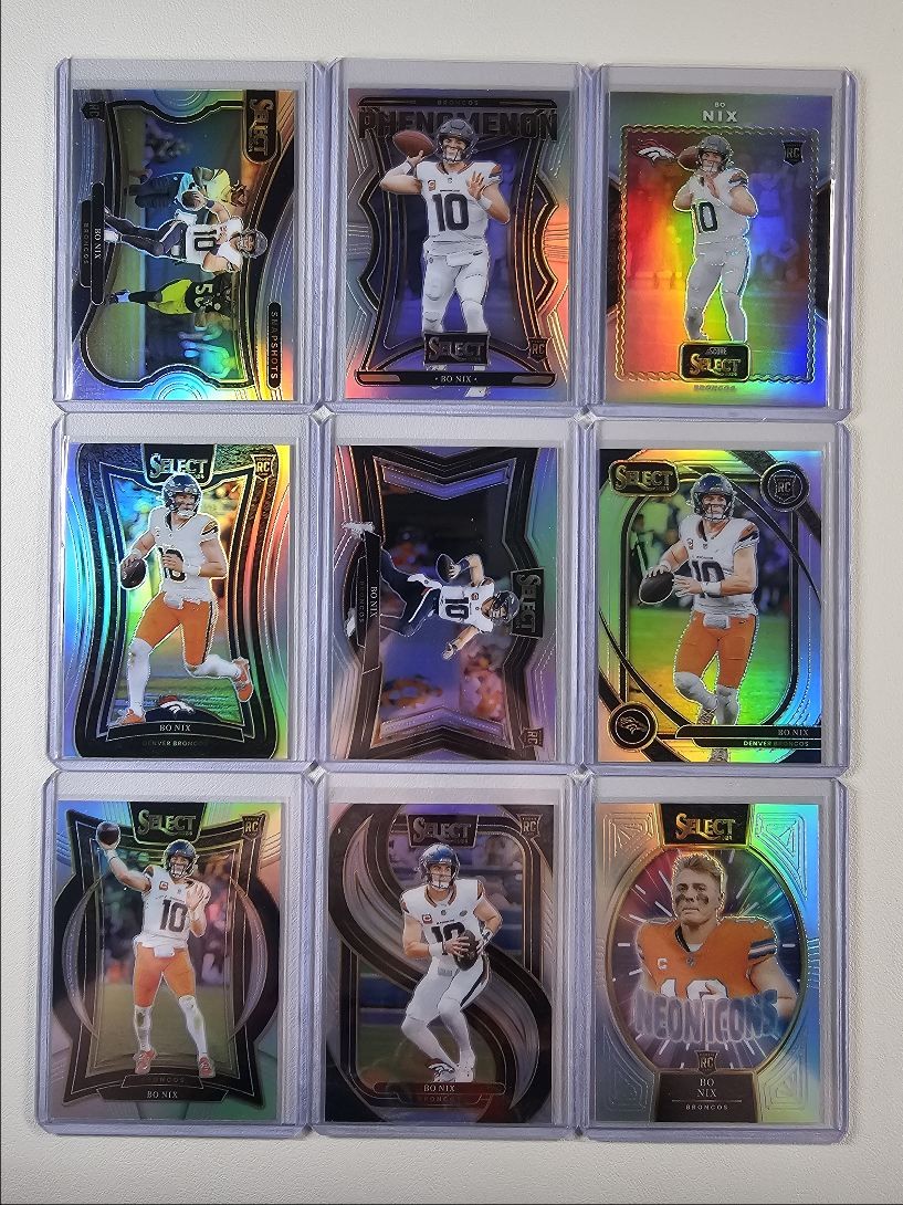 [9] BO NIX 2024 SELECT PHENOMENON ROOKIE FIELD LEVEL CONCOURSE SILVER Q4274