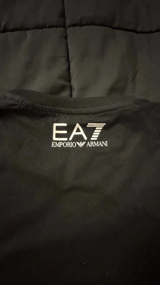 Emporio Armani EA7 Men T Shirt large Black - image 4 of 4