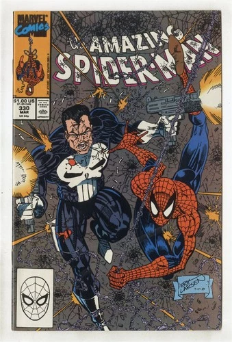 Amazing Spider-Man #330 NM 9.4 ow/white pages  Punisher-c  Marvel 1990  No Resv