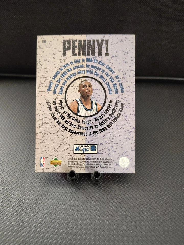 1996-97 Upper Deck Collector's Choice - Penny! Anfernee Hardaway #116 - Image 2 of 2