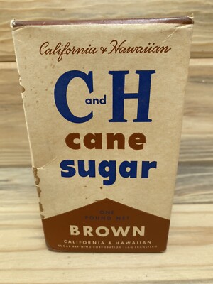 Vintage C and H Cane Sugar 1Lb Box | eBay