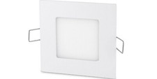 Faretto Led Incasso 6W Pannello Soffitto Luce Fredda Faro Interno Slim Quadrato