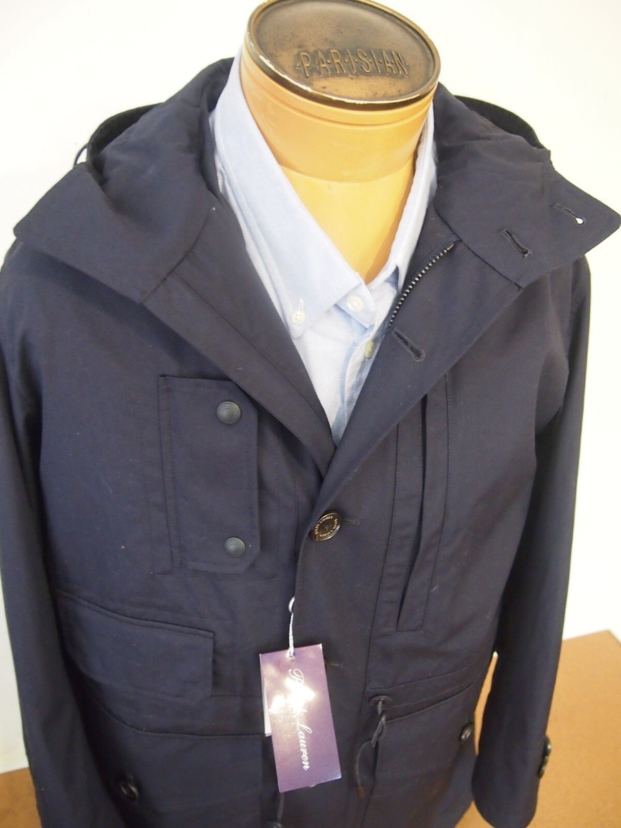 Ralph Lauren Purple Label Performance Cotton Field Coat NWT Medium