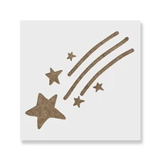 Shooting Star Stencil - Durable & Reusable Mylar Stencils