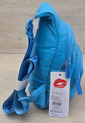 Wildfox backpack Wildfox Parachute Backpack & Coin Purse Blue Puffy Nylon  main image 3