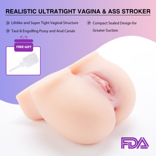 Fake Ass Sex Toy Male Masturbator Adult Toy Tight Pussy Ribbed Anal For Men Male eBay picture