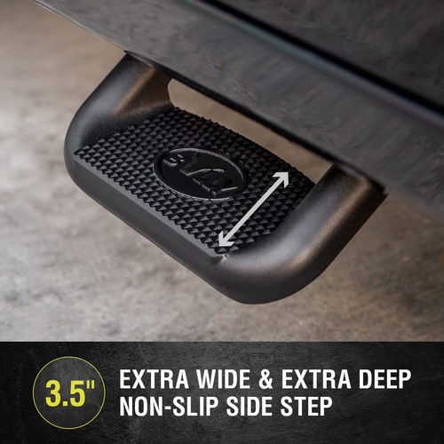 Durable Black Aluminium Side Steps for Effortless Entry Access - Universal Fit - Picture 6 of 10