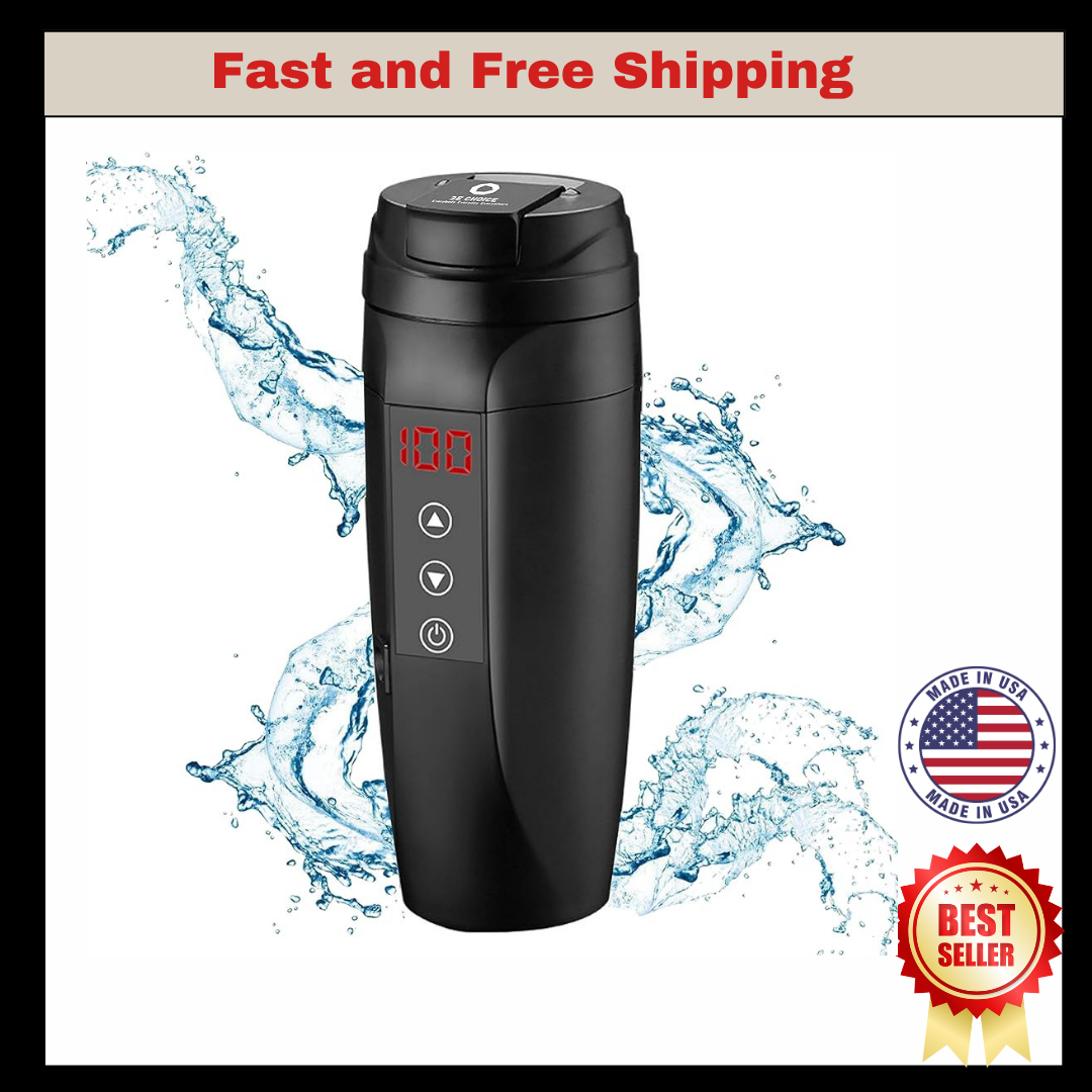 Small Portable Electric Kettle, 300W Mini Water Heater, Personal Coffee Mug-image