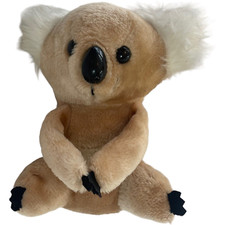 Koala Plush Vintage Made in Korea 1987 Hanging Hook and Loop Hands