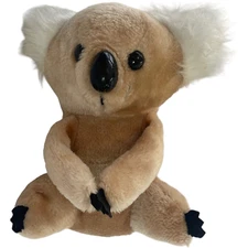 Koala Plush Vintage Made in Korea 1987 Hanging Hook and Loop Hands